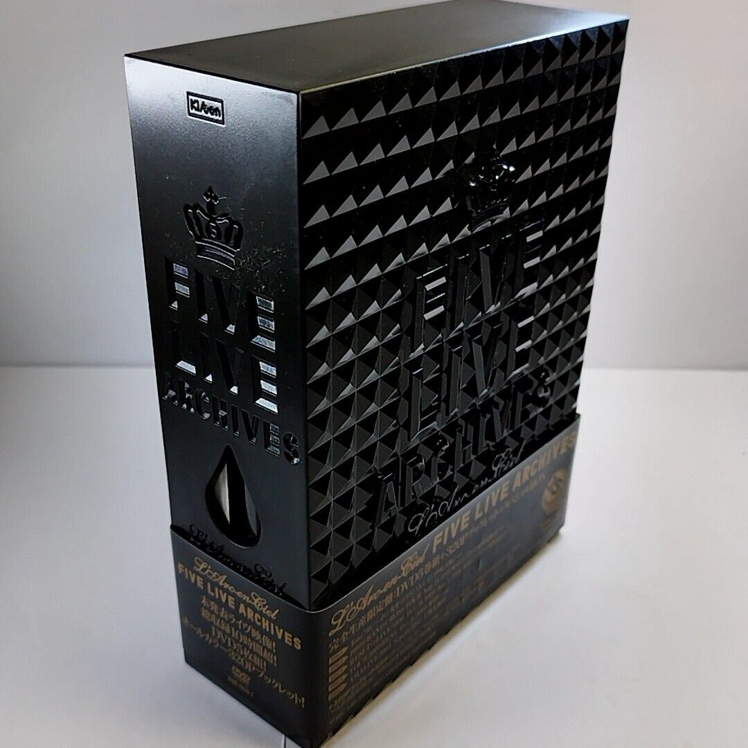 L'Arc-en-Ciel FIVE LIVE ARCHIVES Limited edition Japan DVD+ L'Arc-en-Ciel FIVE LIVE ARCHIVES Limited edition Japan DVD+