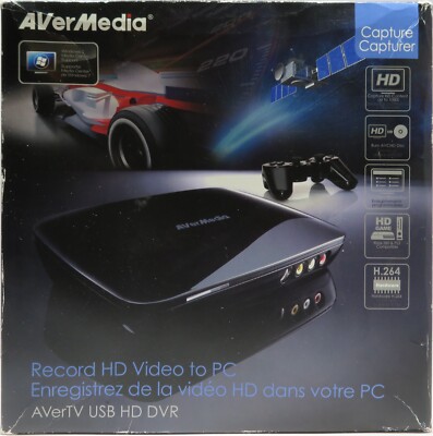 AVERMEDIA AVerTV USB HD DVR - Record HD Video to PC - In Box