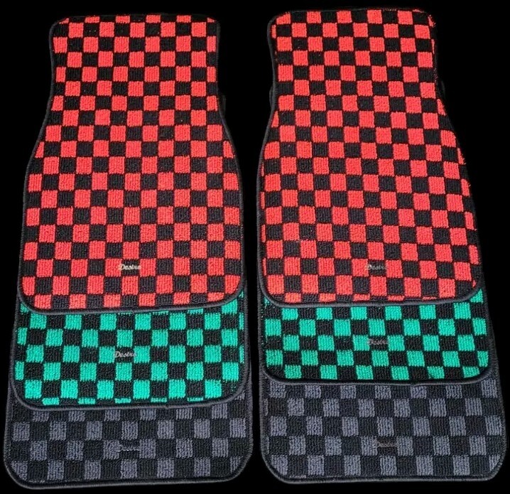 Alfombrillas coche DESIRE JDM a cuadros