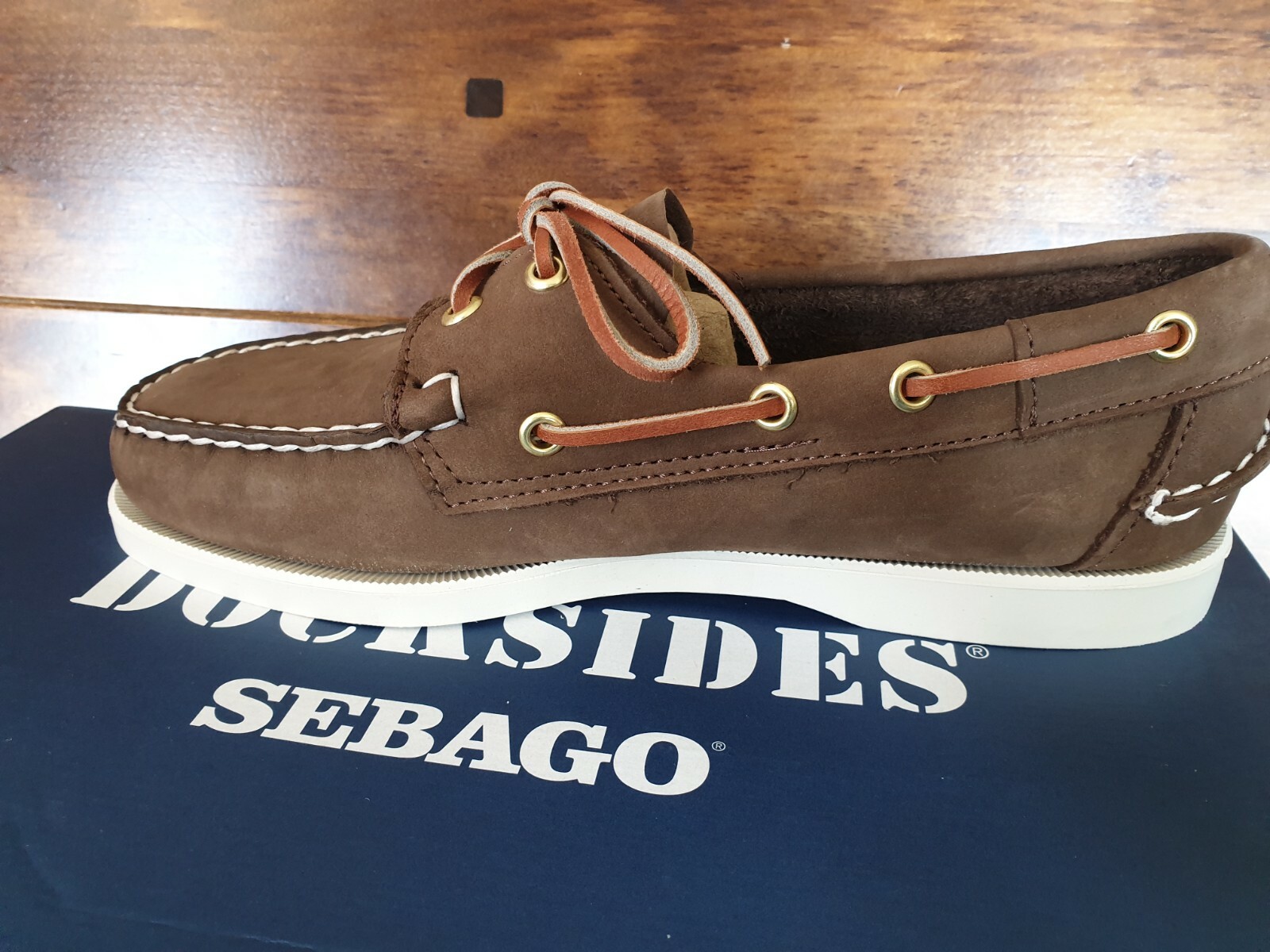 Sebago Docksides Portland Nubuck Dark 