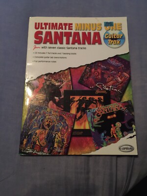 Carlos Santana Ultimate Minus One Song Buch Partitur plus CD Gitarrenspuren