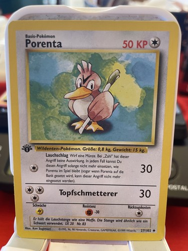 Farfetch'd 027/102 Base Set (Shadowless) Regular