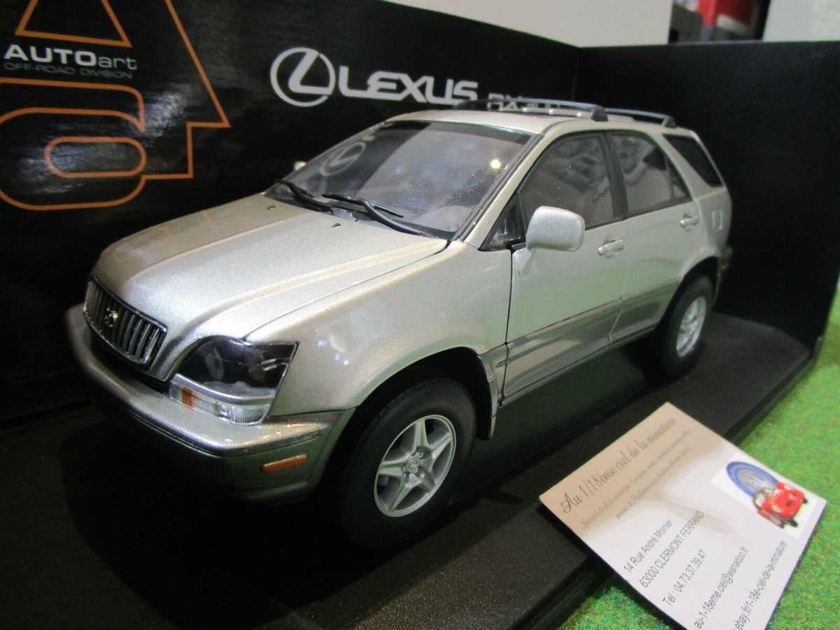 LEXUS RX 300 gris argent 1/18 AUTOART 70031 voiture 4x4 miniature