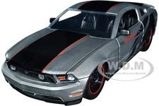 2010 FORD MUSTANG GT MATT GRAY "FORD PERFORMANCE" 1/24 DIECAST CAR BY JADA 34210