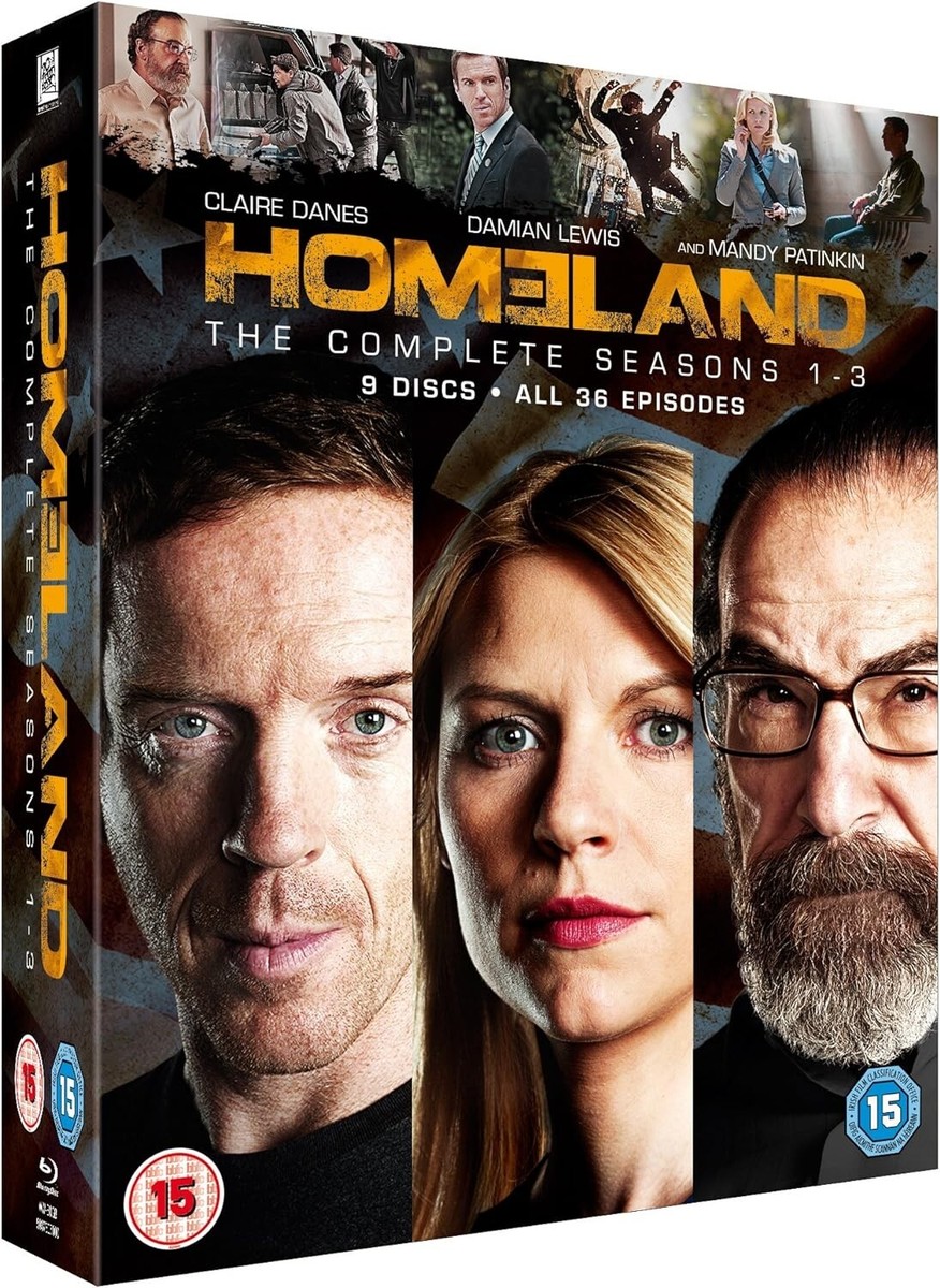 HOMELAND COMPLETE COLLECTION SERIES 1-3 Blu Ray Season 1 2 3
