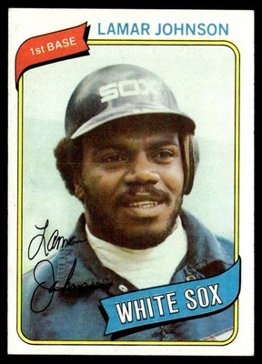 1980 Topps Lamar Johnson Chicago White Sox #242