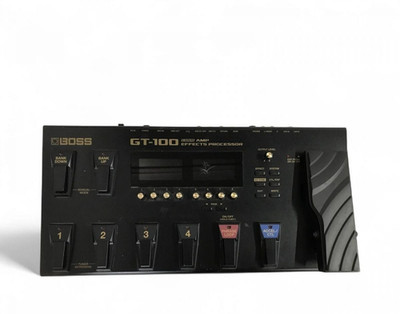  Cracked display BOSS GT-100 Multi-Effects Guitar Processor Test Completed