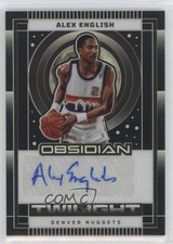 2024 Panini Obsidian Twilight Signatures /149 Alex English #TS-AED Auto HOF 0t64