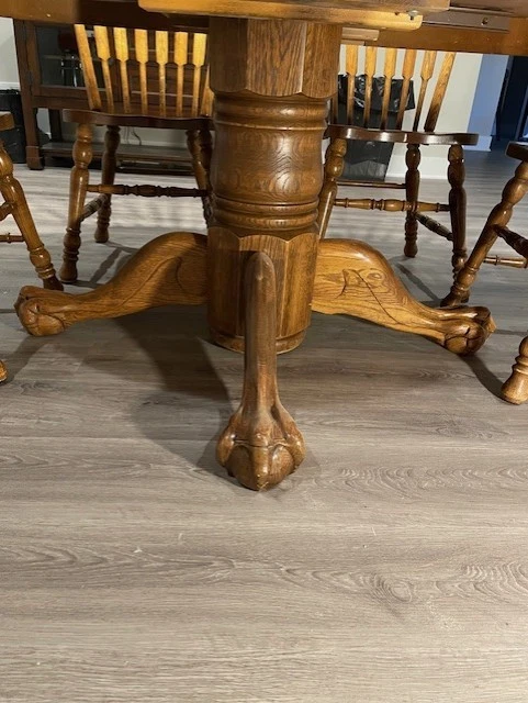 Juego de mesa de comedor cocina 6 con sillas Foto 2 de 4