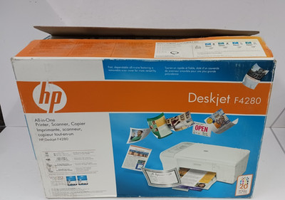 New, Old Stock. Open Box HP Deskjet F4280 All-In-One Inkjet Printer