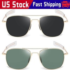 Aviator Sunglasses Premium Military Pilot Ultraviolet Mens Polarized Sunglasses