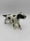 Vintage Porcelain Black and White English Setter Standing at Point