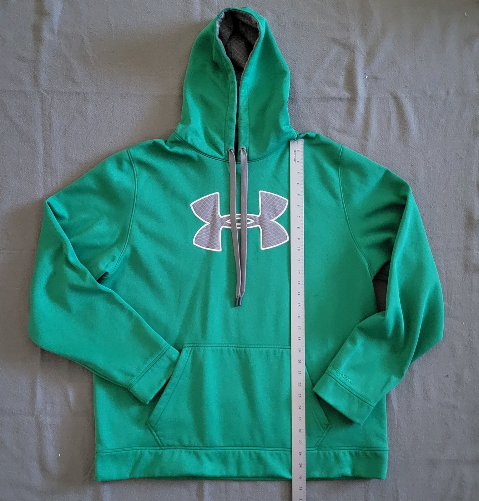 Under Armour Storm Green Polyester Pullover Hoodi… - image 12