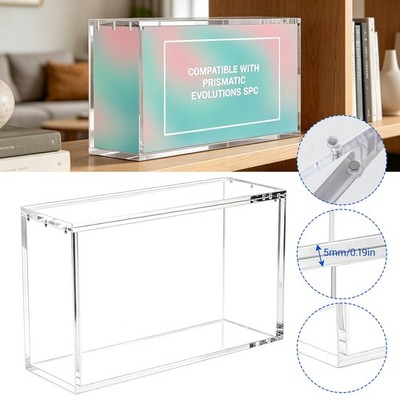 Acryl Vitrine Schaukasten für Prismatic Evolutions Super-Premium Collection Box