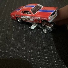 Hot Wheels Premium Tom McEwen Plymouth RARE NO STARS BLUE RACING STRIPE