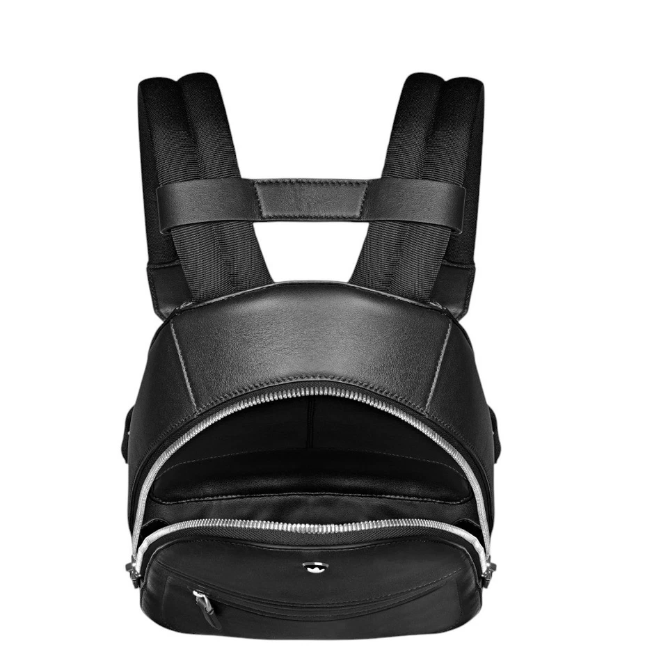 Montblanc Black Mini Backpack Meisturstuck Soft Leather 130044 - Image 4 of 4