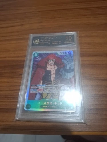 2022 ONE PIECE cards JAP Eustass Kid  OP01-051 SR RPA 10 (SAME AS PSA 10)