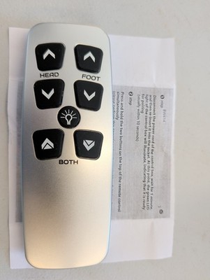 RETROSUN Remote for Leggett Platt 100 Series II Adjustable Bed Silver