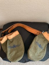 Vintage WM Bashlin Co leather belt 628 40 With Two Estex Nut  Bolt Bags