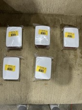 Raspberry Pi 3/3B Enclosure Case Protector Red/White - Lot of 5 - Brand New 