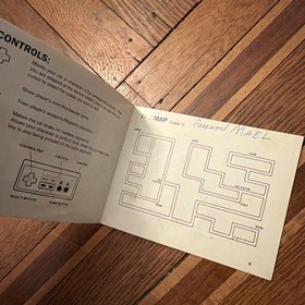Mad Max NES Nintendo Instruction Manual Only  (writing Damage)