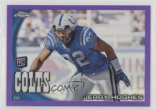 2010 Topps Chrome Retail Purple Refractor 478/555 Jerry Hughes #C82 6do
