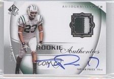 2010 SP Authentic Rookie Authentics Signature /499 Taylor Price Patch Auto 0a7