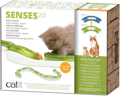 Catit Senses 2.0 Green Play Circuit 8-teiliges Set interaktives Katzenspielzeug - Bild 1 von 3