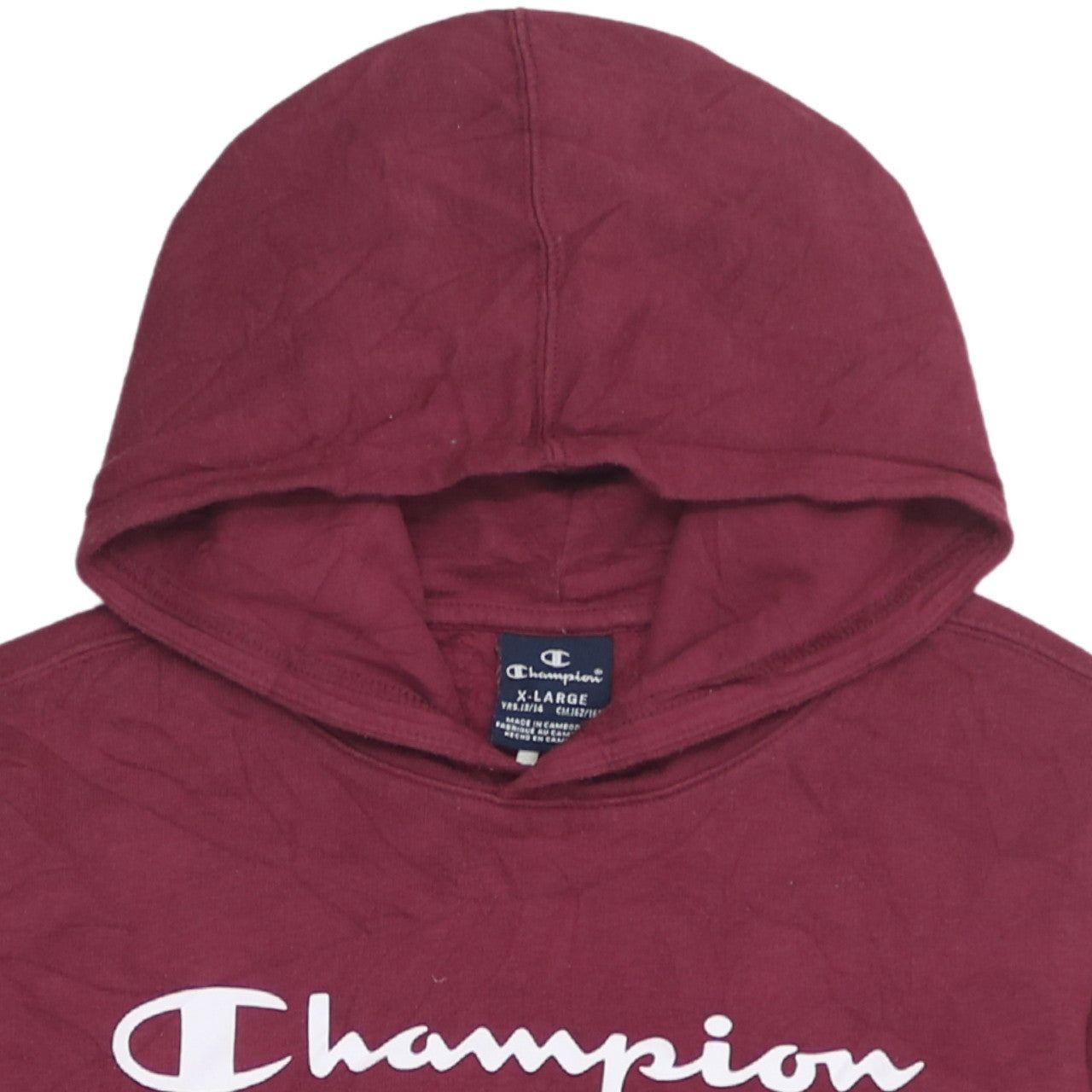 Champion Red Hoodie Womens Xl image 3