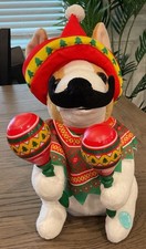 Hug me Animated Mariachi Plush Puppy Dog 12" Plays Macarena