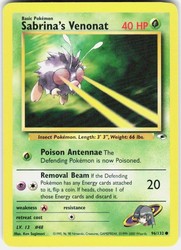 Sabrina's Venonat 96/132 Gym Heroes