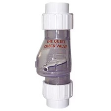 Magic B-0823-20C 2" Slip Clear Pvc Silent Check Valve