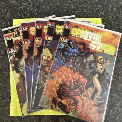 Lot of 5 J. Michael Straczynski's Rising Stars comics # 1-2 Top Cow Image   