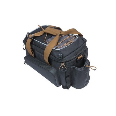 Basil Fahrrad Gepäckträgertasche Miles Gr. XL Pro Schwarz 31x23x20cm 9-36ltr
