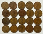 Lincoln Cent Penny Better Date Lot of 20 Coins 1909 VDB, 10S, 11D, 11S, 12D, 13S