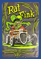 RAT FINK RF Hot Rat Rod 12 x8 Metal Sign T-Bucket Muscle Car READ