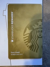 Starbucks Rewards Gold Card $20.00
