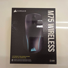 NEW CORSAIR M75 WIRELESS Lightweight RGB Gaming Mouse Black FPS Symmetrical