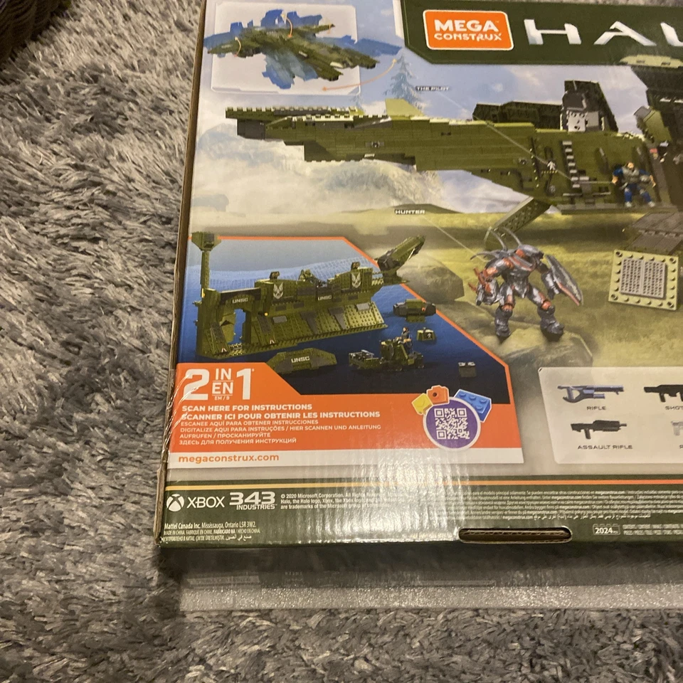 Halo Infinite Mega Construx Pelican Inbound Construction Set Brand New Unopened - Image 3 of 4