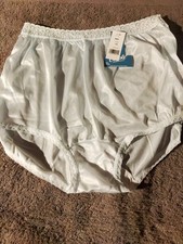 New Carole 100 Nylon Brief Panties Size 10 - Style 945 Baby Blue