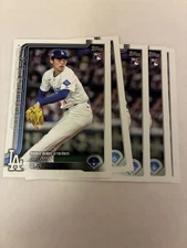 2025 Topps Update Rookie Lot of 5 RC- Roki Sasaki Debut