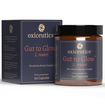 Oxiceutics L Reuteri Probiotics Collagen Hyaluronic Gut Skin Women