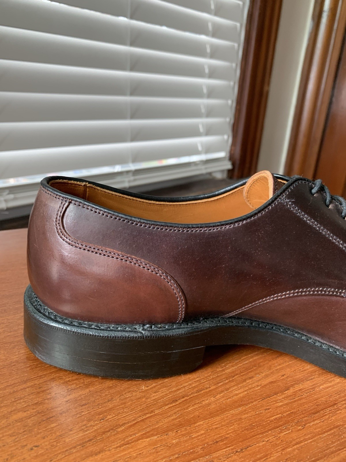 GOOD COND | ALLEN EDMONDS 9E FAIRGATE #8 SHELL CORDOVAN DRESS SHOES 9E