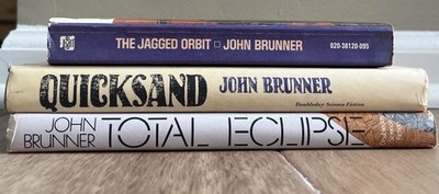 Vintage John Brunner Mixed Lot of 3 - Jagged Orbit-Quicksand-Total Eclipse