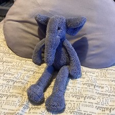 Jellycat Slackajack Blue Elephant Plush Toy 30 Cm (read description)