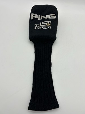 Vintage Ping ISI Tec Titanium #1 Driver Golf Head Cover Black *READ*