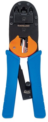 Intellinet Universal Modular Plug Crimping Tool, For RJ45, RJ12 and RJ11 Modular