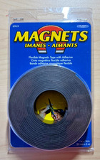Flexible Magnetic Tape with Adhesive Backing 1 in x 10 feet