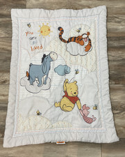 Disney Baby Bedding Crib Comforter Classic Pooh You Are So Loved Reversible