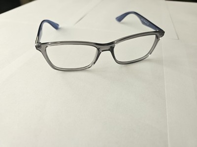 Ray Ban Eyeglasses Frames RB 7047 5769 Navy Blue Translucent 54 17 145 mm